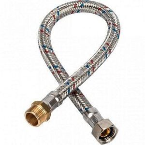 Гибкая подводка для воды НР 3/8 х ВР 3/8 STOUT - 400 мм