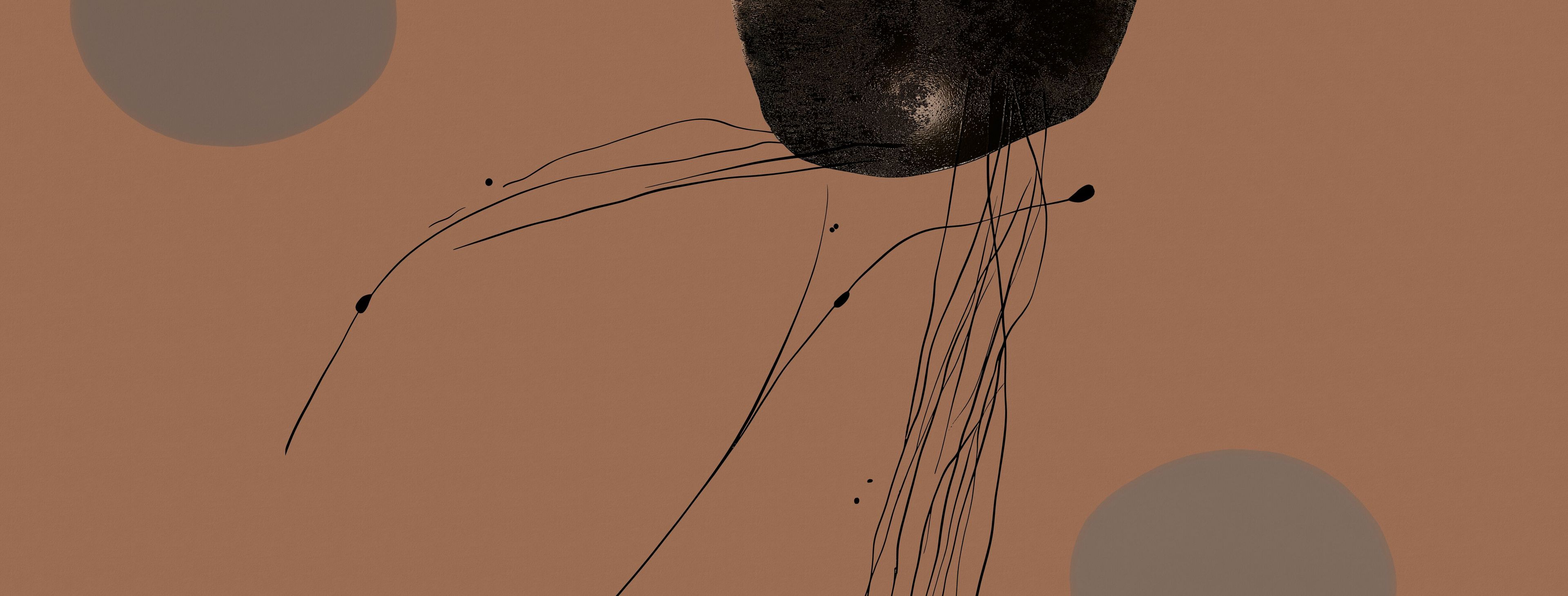 Обои с цифровой печатью Inkiostro Bianco Monochrome ARCH-00063497