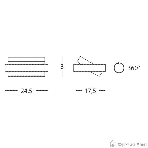 Linea Light 4851 Girevole настенный 66045 - Вид №2