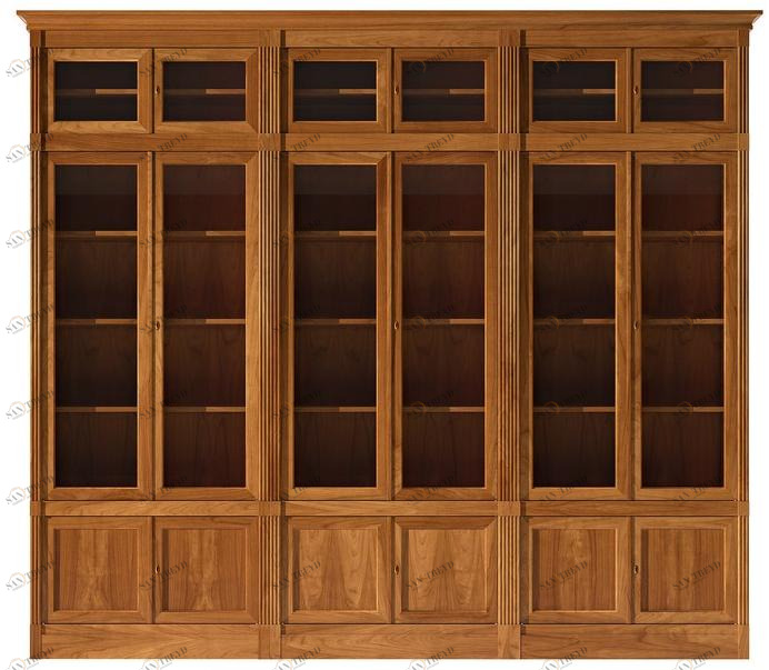 Morelato Модульный модульный книжный шкаф вишня Direttorio Art. fs3010186