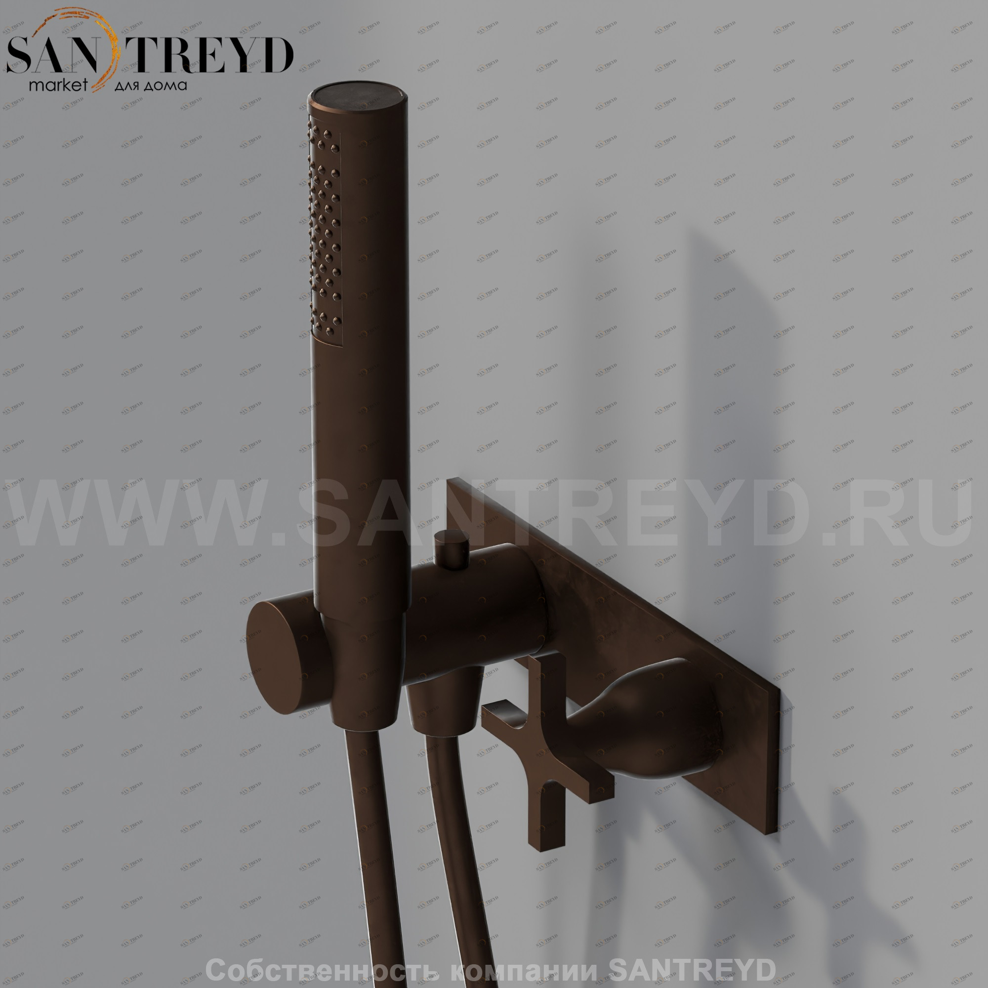 Встроенный смеситель  AMEM336BR MEMORY бронзовый Agape