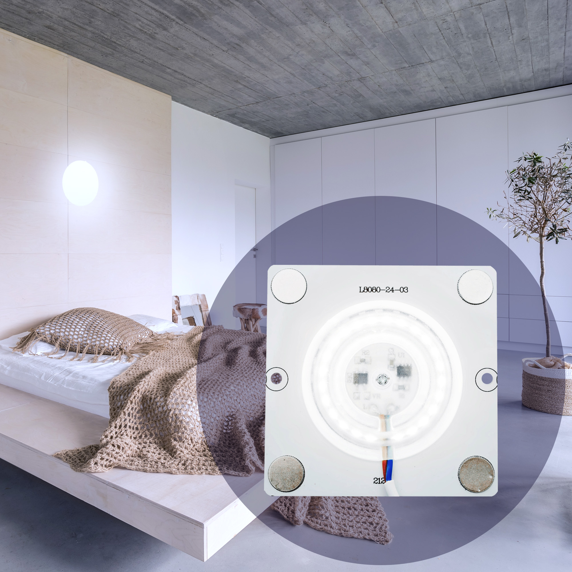 82039698 Плата светодиодная 02-20, 12 Вт, 220 В, 80 Лм, степень защиты IP20 STLM-0018187 APEYRON  - Вид №5