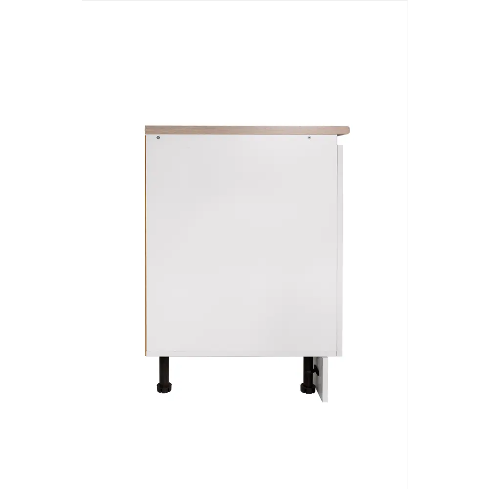 Кухонный шкаф напольный Миус 80x85x60 см ЛДСП цвет белый 89387889 STLM-2094121 Santreyd - Вид №5