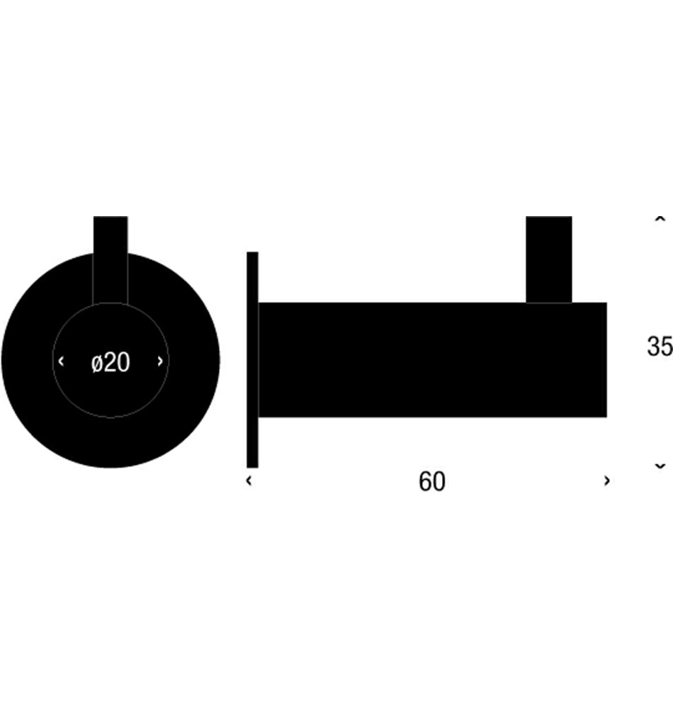 FROST Крючок 4L » матовый. Нержавеющая сталь Матовый N1128  - Вид №1