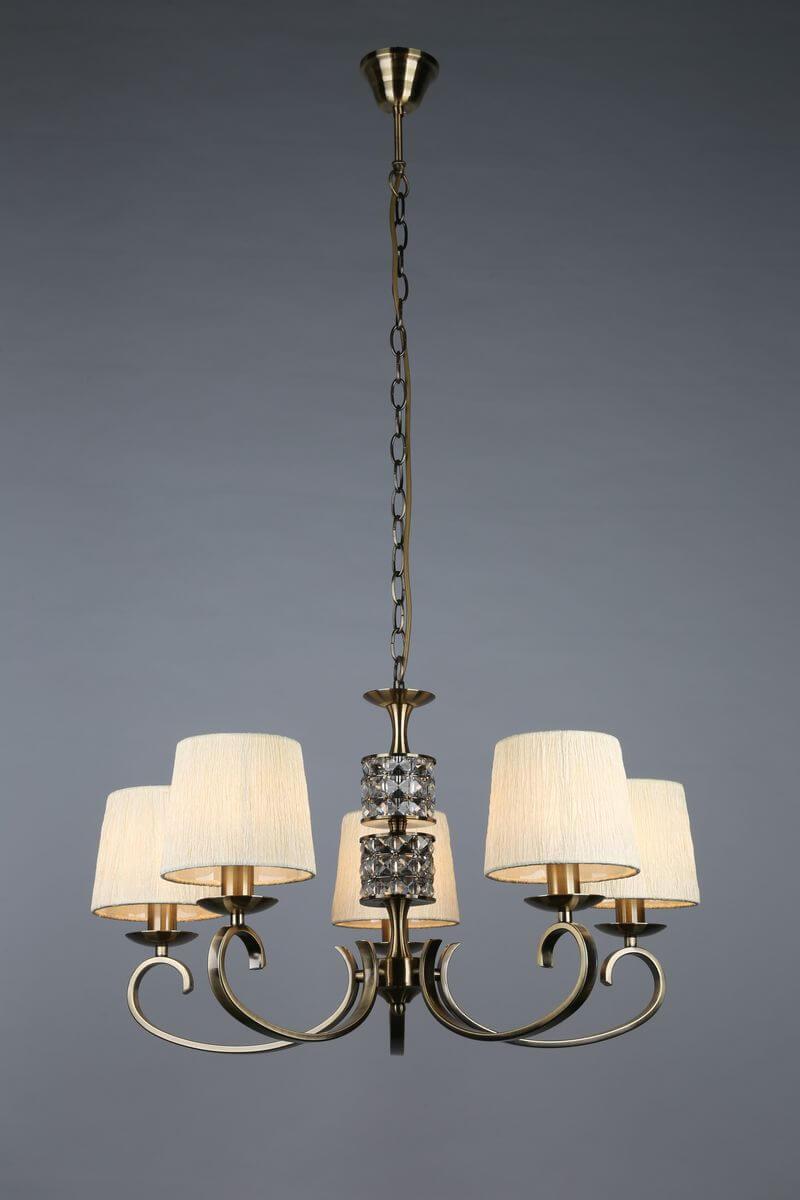 Подвесная люстра Omnilux OML-61403-05 OMNILUX ДИЗАЙНЕРСКИЕ 185551 Белый  - Вид №1