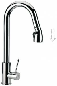 Remer Rubinetterie Смеситель для кухни, устанавливаемой на столешнице, с вытяжным душем Gourmet N 86