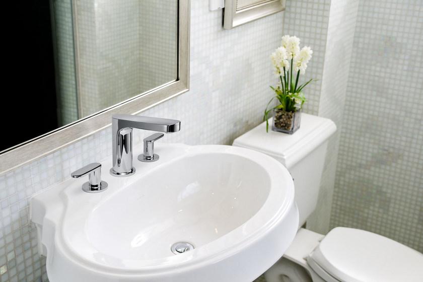 JUSTIME Смеситель для раковины на 3 отверстия из хромированной латуни Charming plus 6923-91-80cp - Вид №2