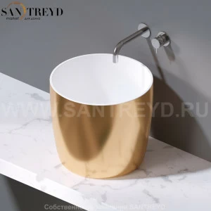 L106.250 Накладная раковина на столешницу  овальная A. e T. Italia PILLAR