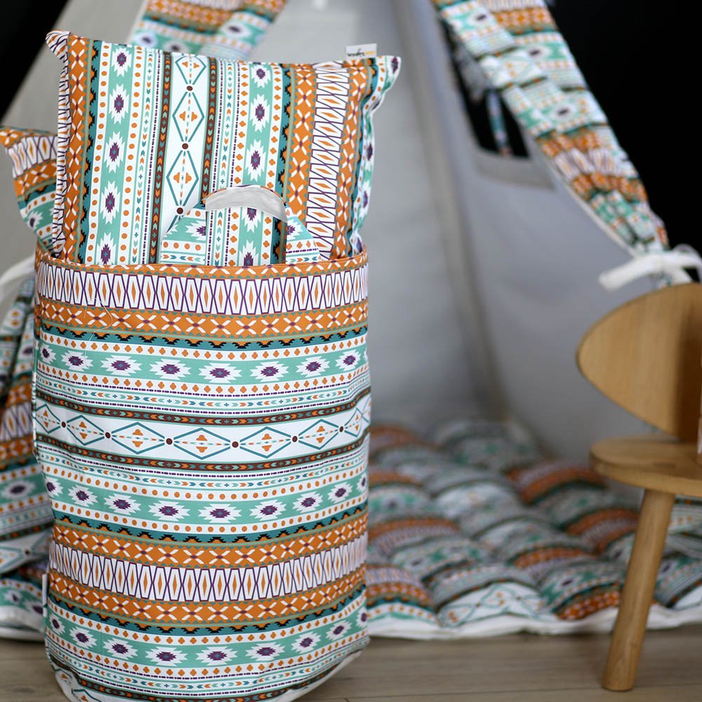 Коврик Бомбон для вигвама Aztec VAMVIGVAM AZTEC 281587 Красный;голубой Santreyd - Вид №7