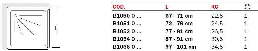 INDA® Угловая душевая кабина с распашной дверцей Praia sun-id-1458729 - Вид №2