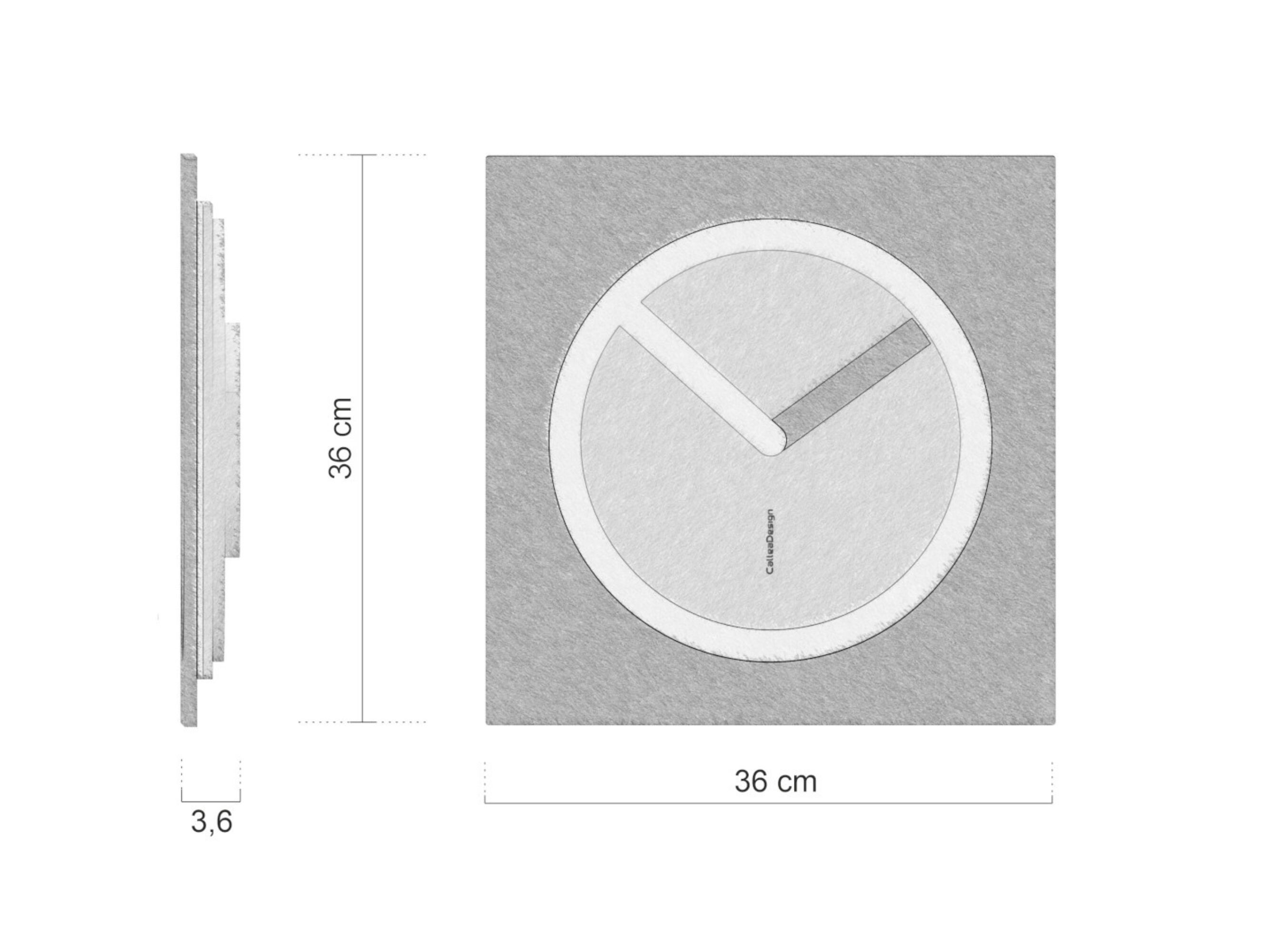 Настенные часы MDF CalleaDesign KAM ARCH-00128833 - Вид №4
