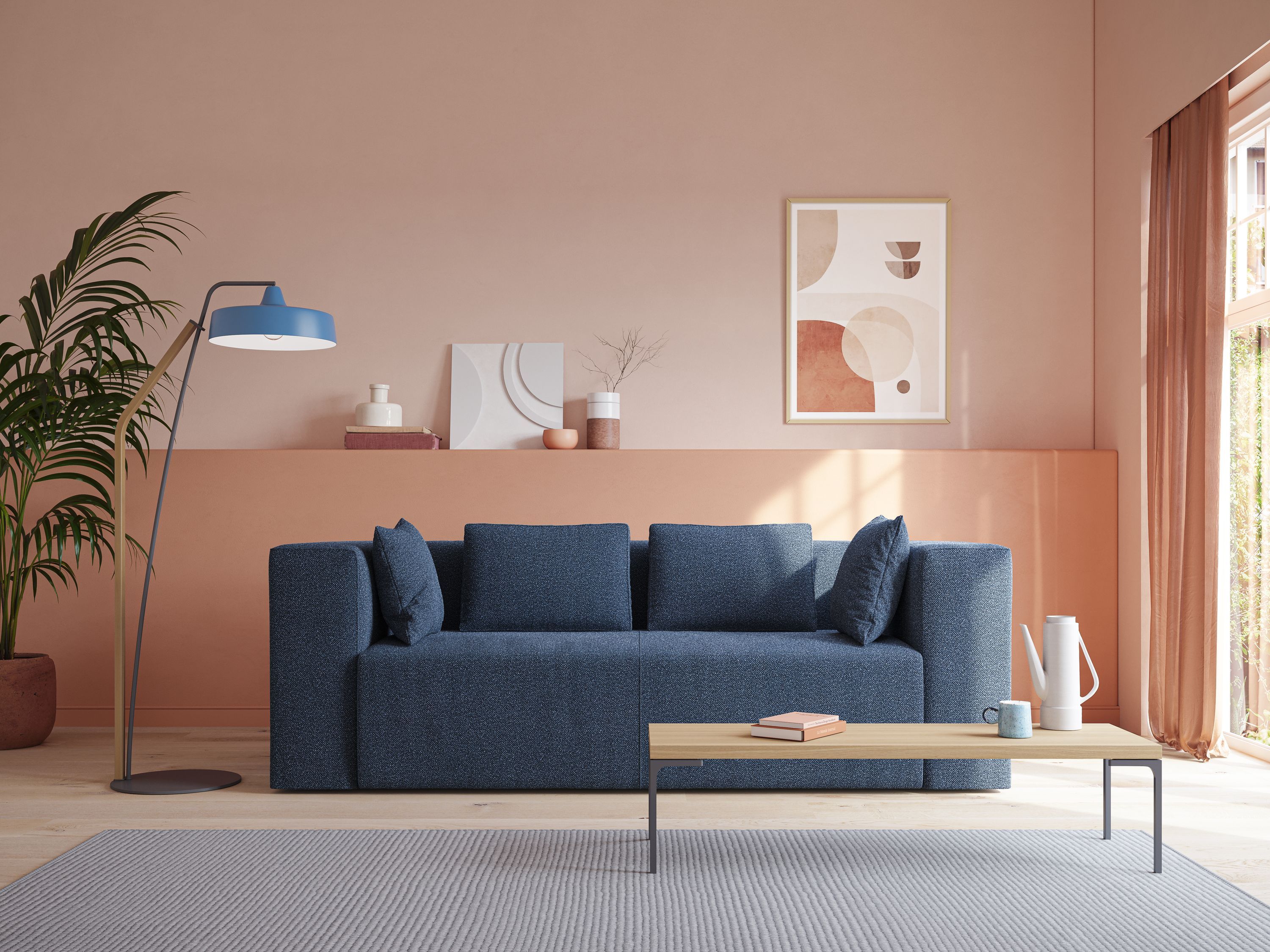 2-местный тканевый диван Divani.Store Нептун ARCH-00034077