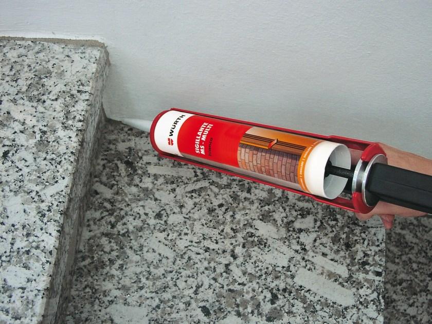 Würth Однокомпонентный низкомодульный герметик на основе мс-полимера. Posa del serramento sun-id-1475198 - Вид №3