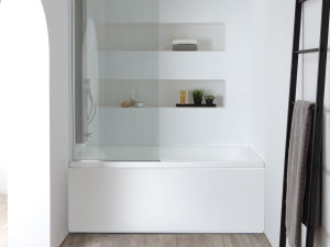 Прямоугольная ванна с гидромассажным душем