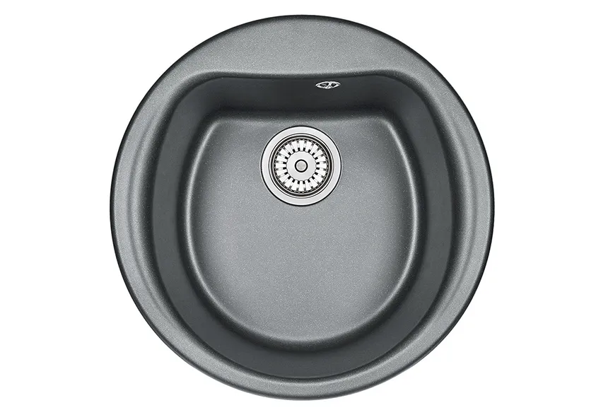 5101, ШВАРЦ (чёрный металлик), кухонная мойка, кварц GRANULA 5101-ST47 - Вид №1
