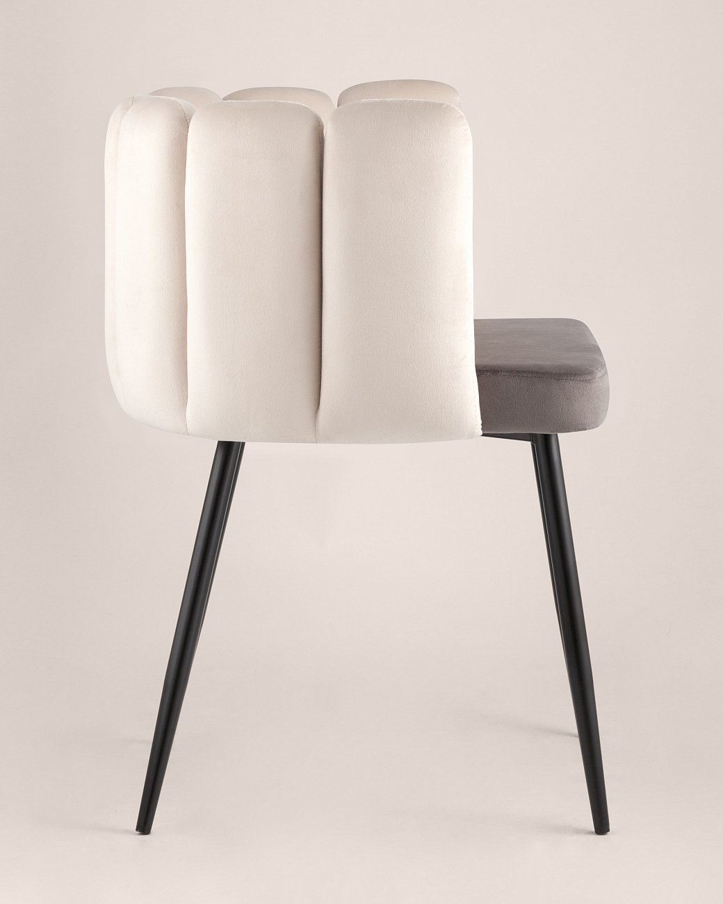 Кресло бежево-темно-серое "Карнавал" STOOL GROUP ДИЗАЙНЕРСКИЕ 00-3881868 Бежевый;серый  - Вид №2