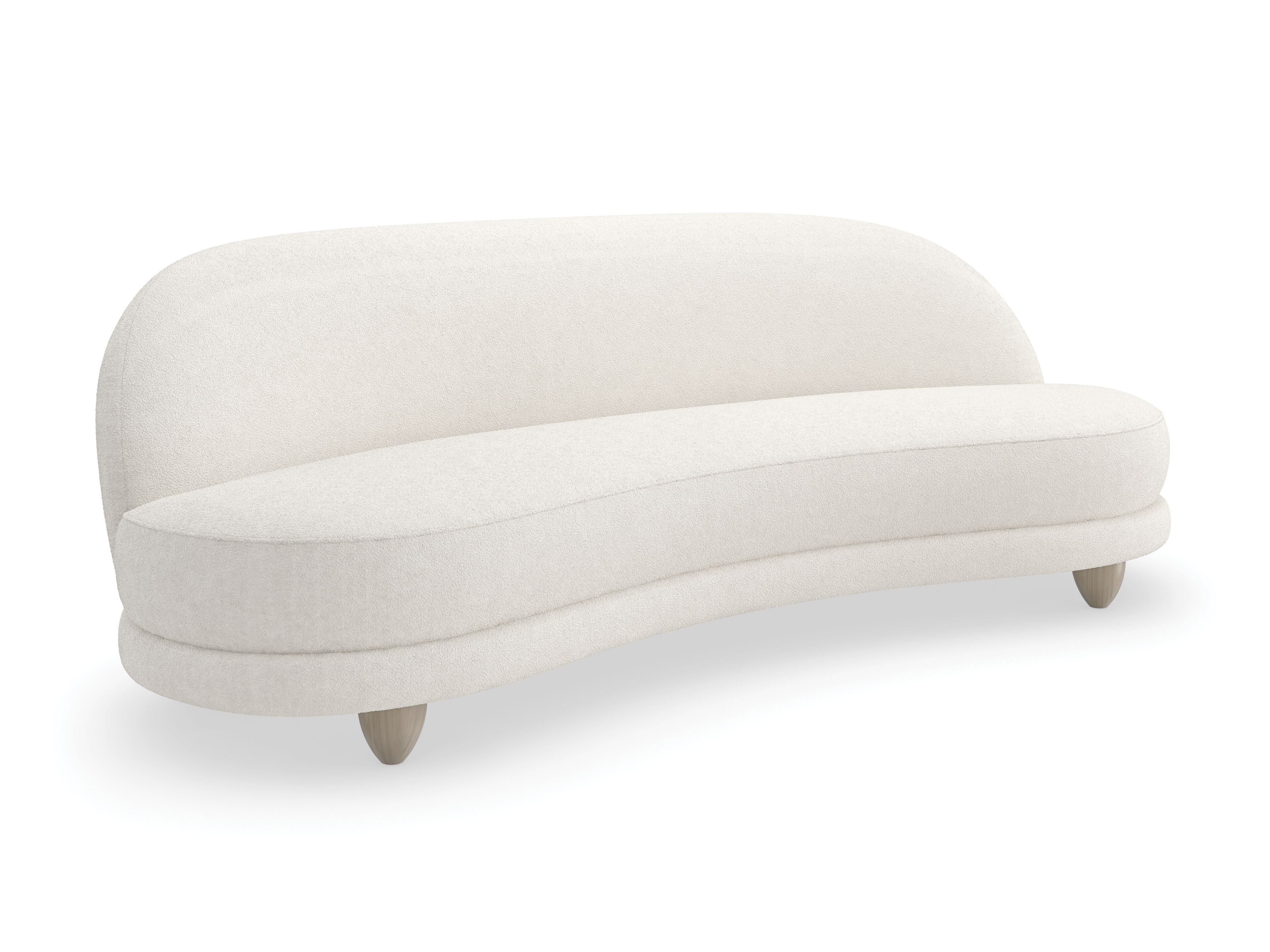 3-местный изогнутый тканевый диван Caracole TULUM ARCH-00136459