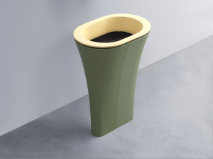 AMLA65-CN+AMPILO-LV+AMCOLO-AG Раковина Amedeo Ovale отдельностоящая cielo Enjoy + Amedeo