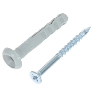 Дюбель-гвоздь гриб Standers 6x40 мм нейлон цвет серый 500 шт.