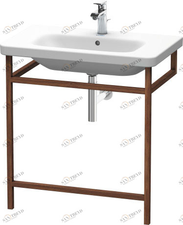 DS989207777 Мебельные аксессуары - полотенцедержатель DuraStyle #DS9892 740 x 440 мм Черный орех, цельный Duravit