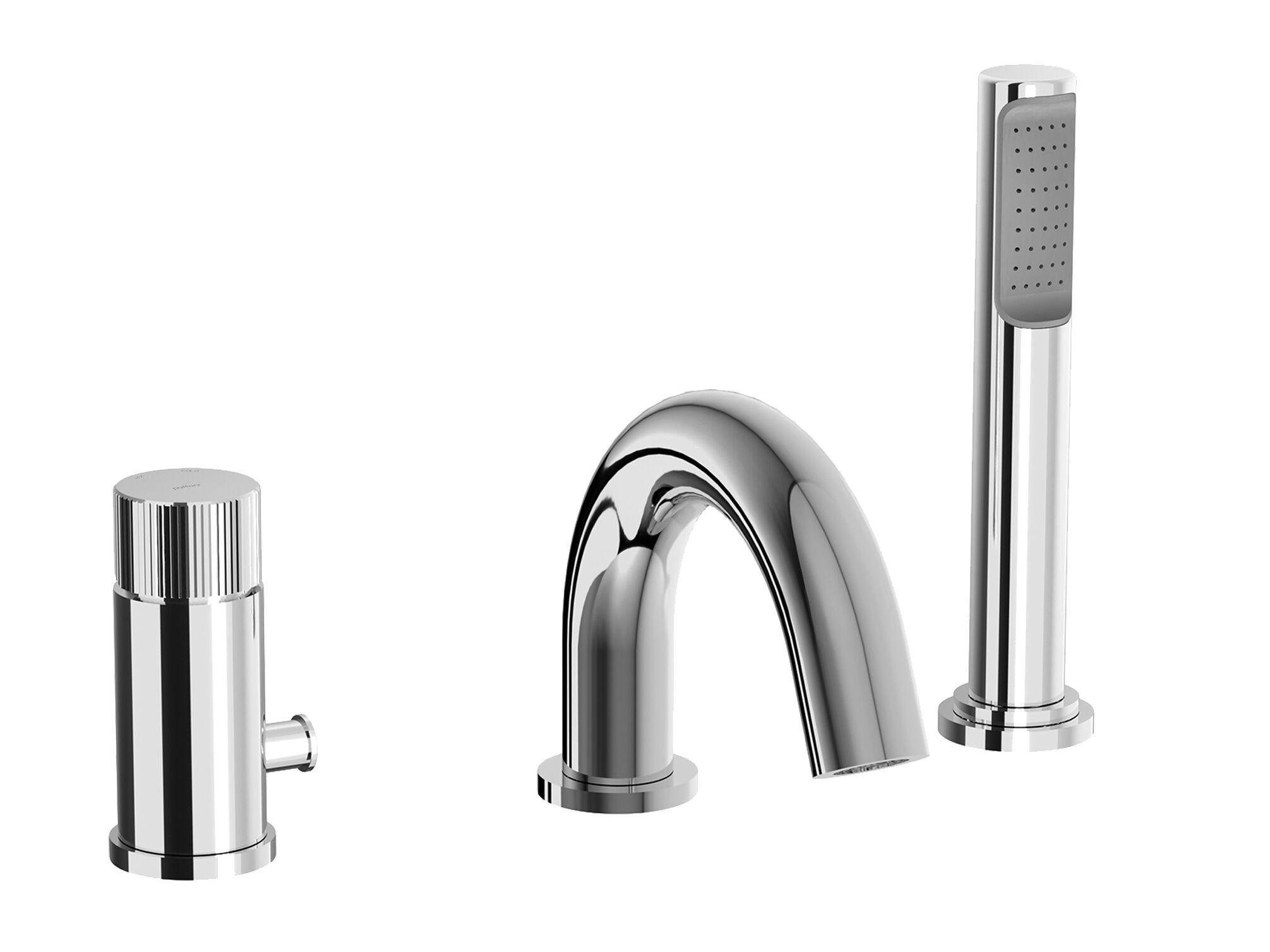 Смеситель для ванны с 3 отверстиями и ручным душем RUBINETTERIA PAFFONI Jo ARCH-00093348 - Вид №1