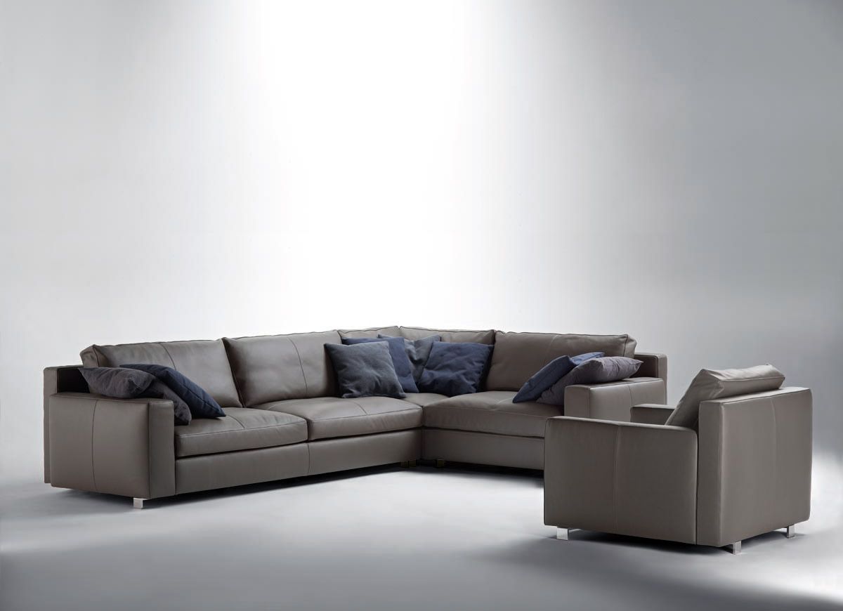 Кожаный модульный угловой диван Poltrona Frau коллекция - диваны и кресла ARCH-00060847 - Вид №5