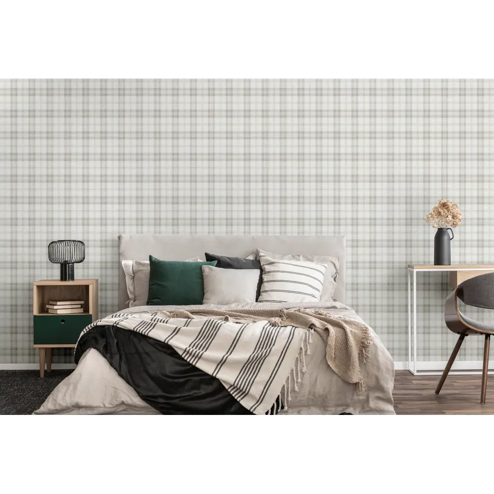 Обои флизелиновые Ateliero Scotland зеленые абстрактные 1.06 м 89432694 STLM-1567652 - Вид №2