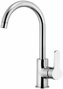 Remer Rubinetterie Смеситель для кухни, устанавливаемый на столешнице, с высоким изливом Winner W 72