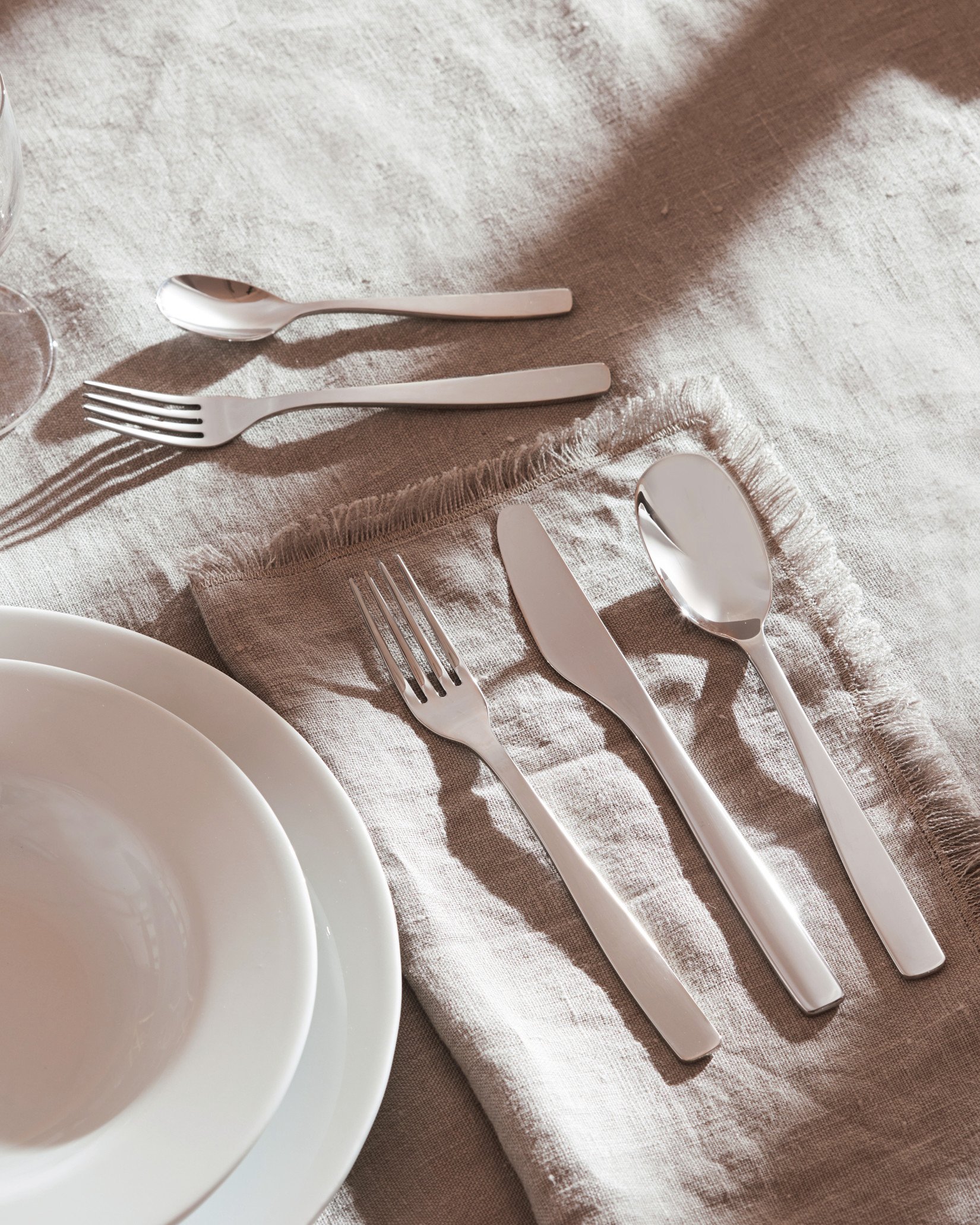 Столовый нож. 6 предметов Alessi Knife, вилка, ложка AJM22/3 - Вид №1