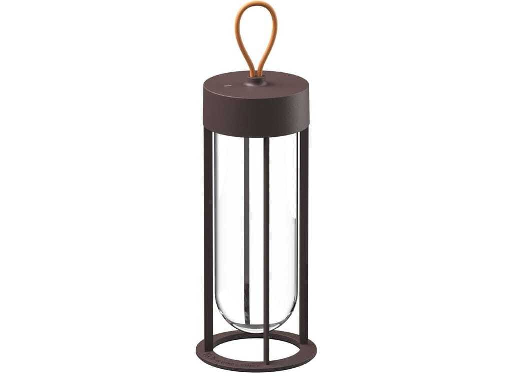Алюминиевая и стеклянная наружная настольная лампа In Stock Flos ARCH-00126469