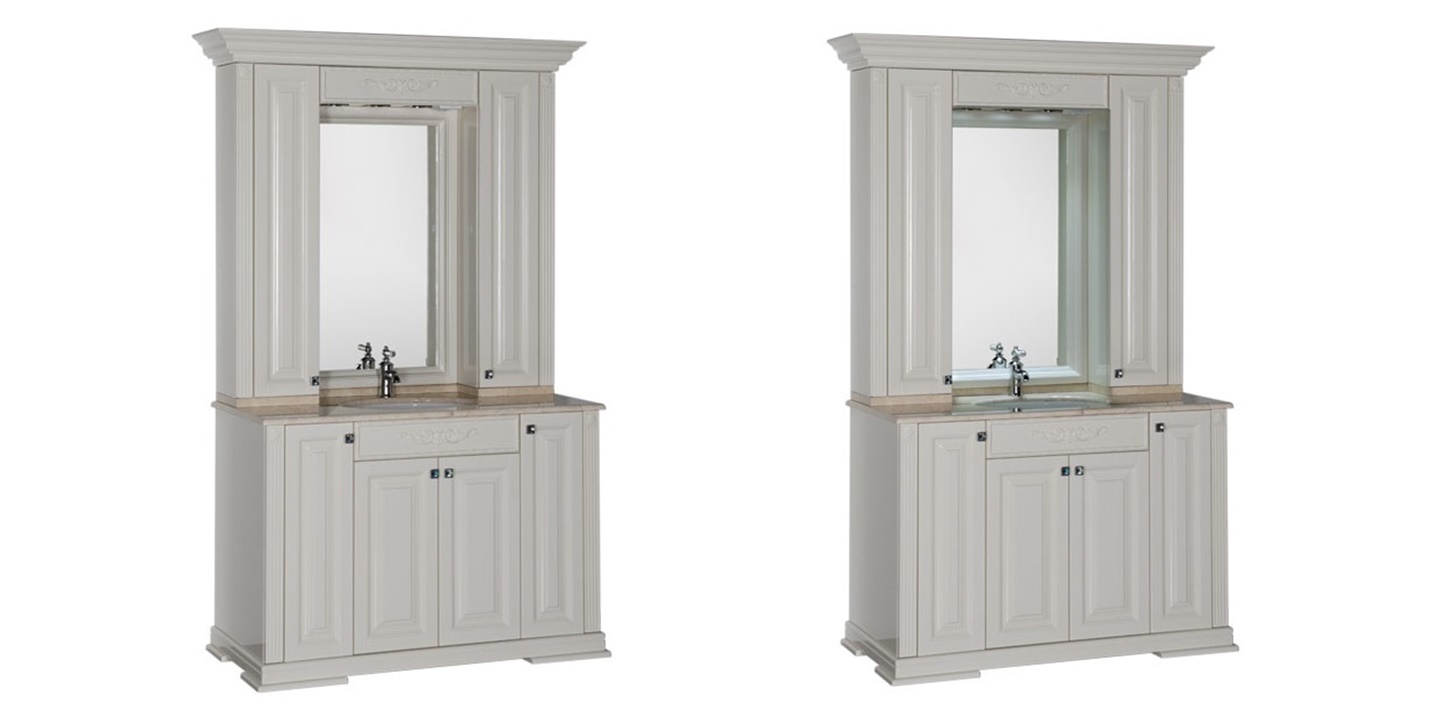 Комплект мебели Aquanet Кастильо 120 слоновая кость 00182696 - Вид №1