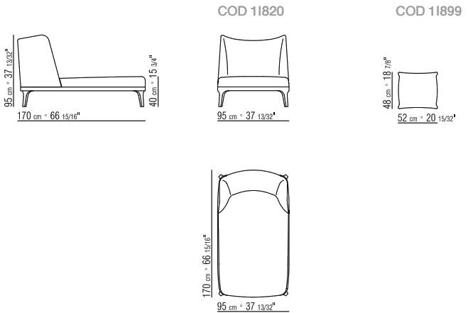 Flexform Дормез Dragonfly sun-id-1453128 - Вид №1