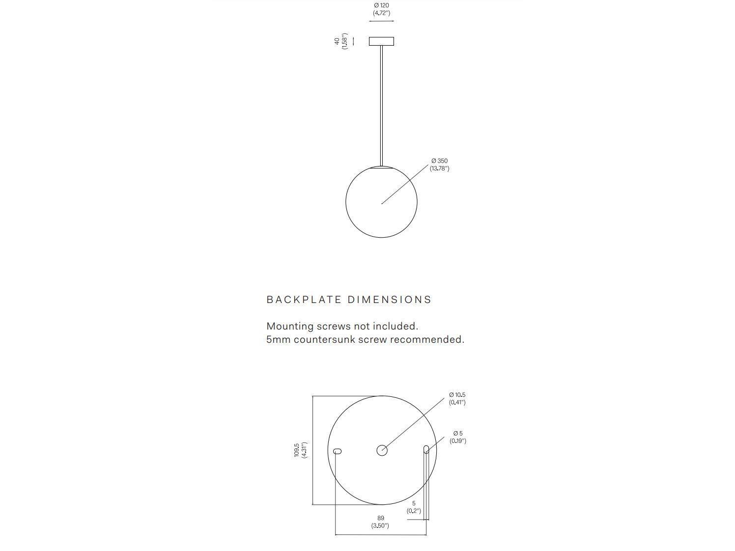 Опаловое стекло светодиодный подвесной светильник Michael Anastassiades Архитектурная латунь ARCH-00070530 - Вид №11