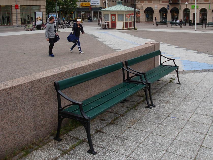 Nola Industrier Скамейка из дерева с подлокотниками sun-id-1424378 - Вид №6