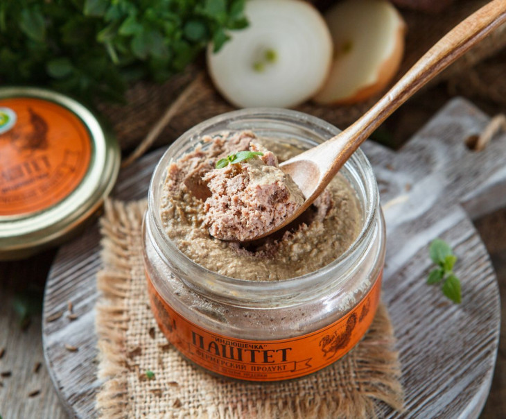 4160 Паштет "Индюшечка" из печени индейки Вкусляндия  - Вид №1