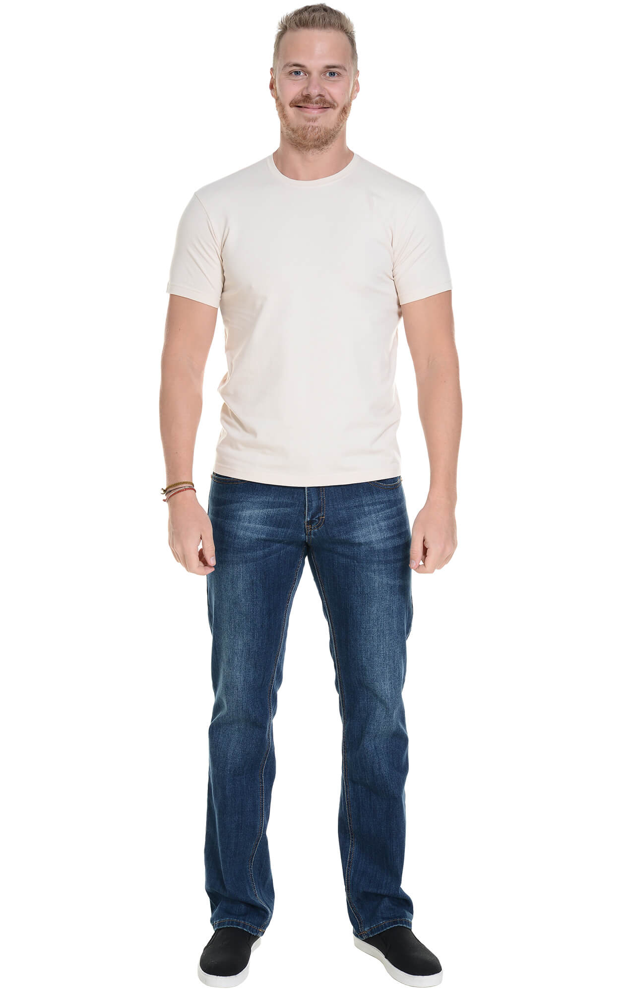 62066 Футболка мужская бежевая LUXE  Одежда для официантов  размер L  - Вид №5