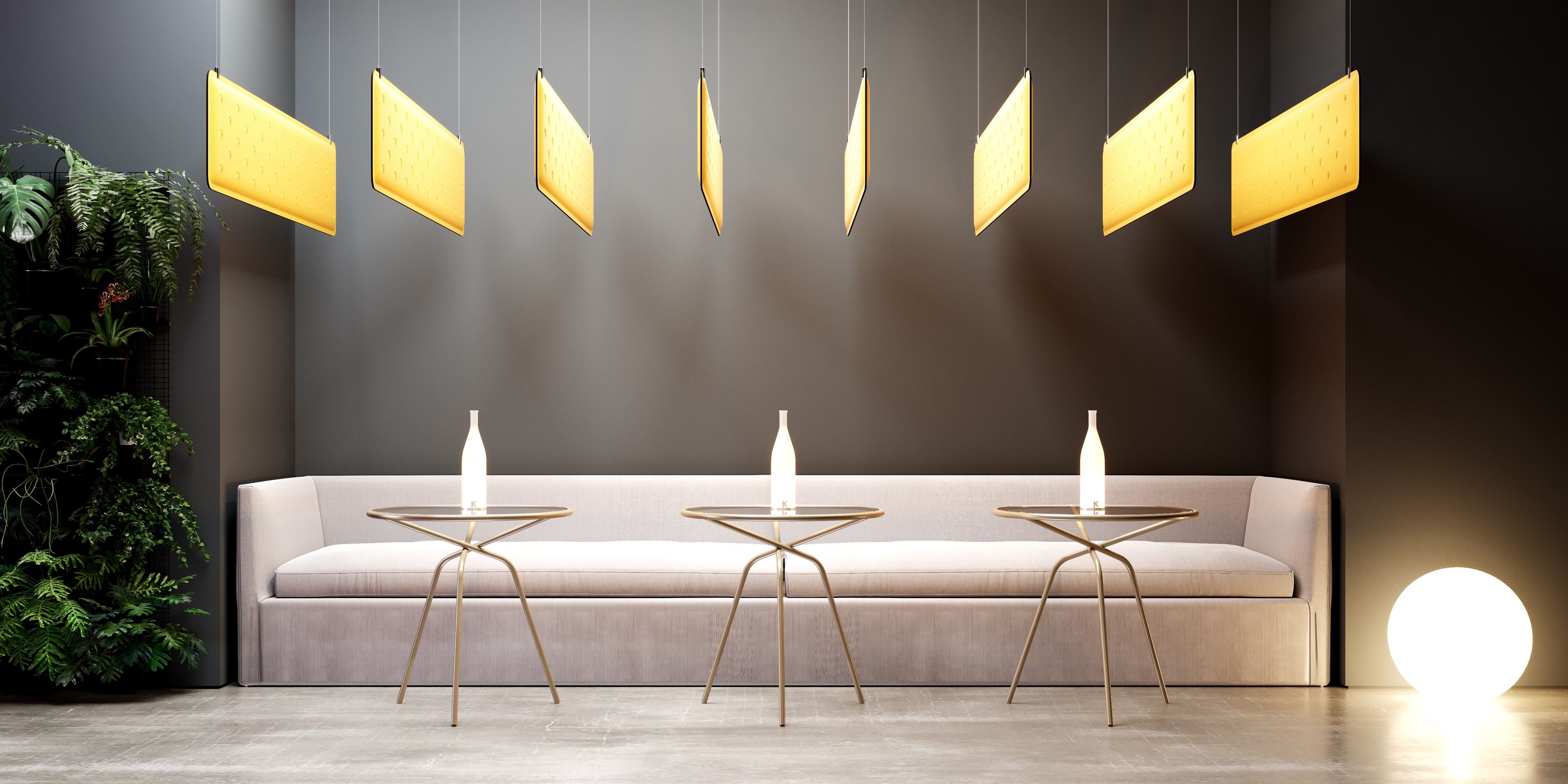 Акустическая подвесная панель из Trevira® CS Steelbox by Metalway ARCH-00015320 - Вид №1