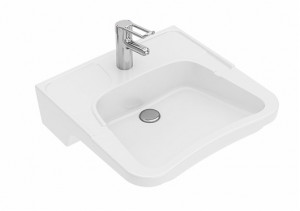 1110701101 Подвесная раковина настенная прямоугольная IDO