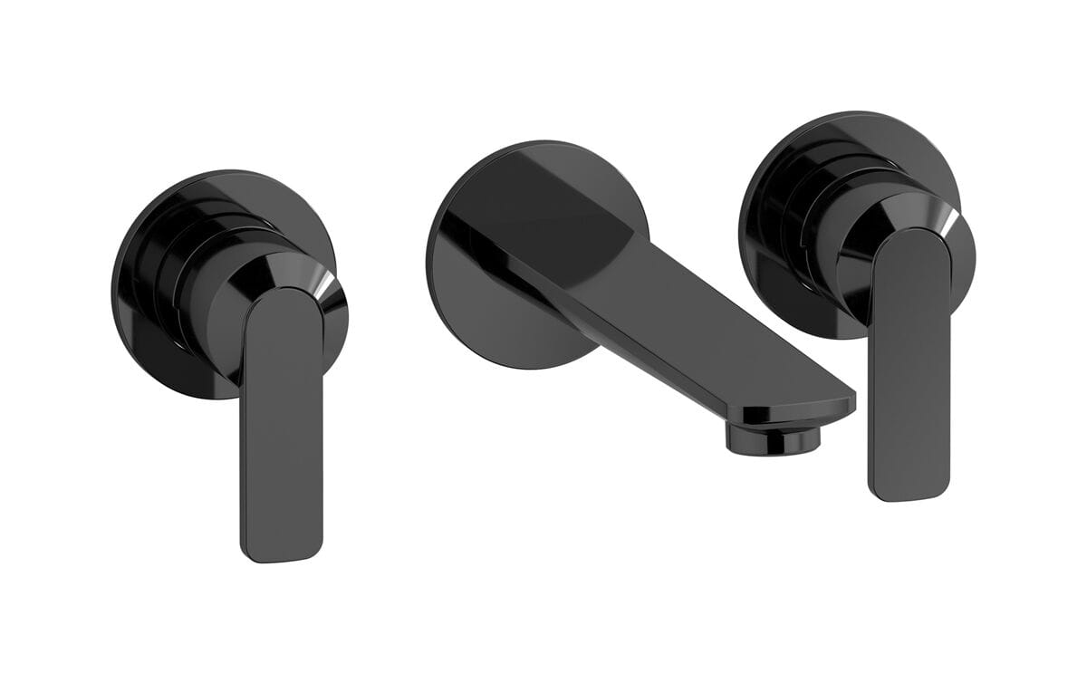 3 отверстия настенный смеситель для раковины с автоматическим сливом IB C-67 ARCH-00116195 - Вид №3