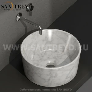 FO035MC Накладная раковина на столешницу  круглая Ceramica Globo