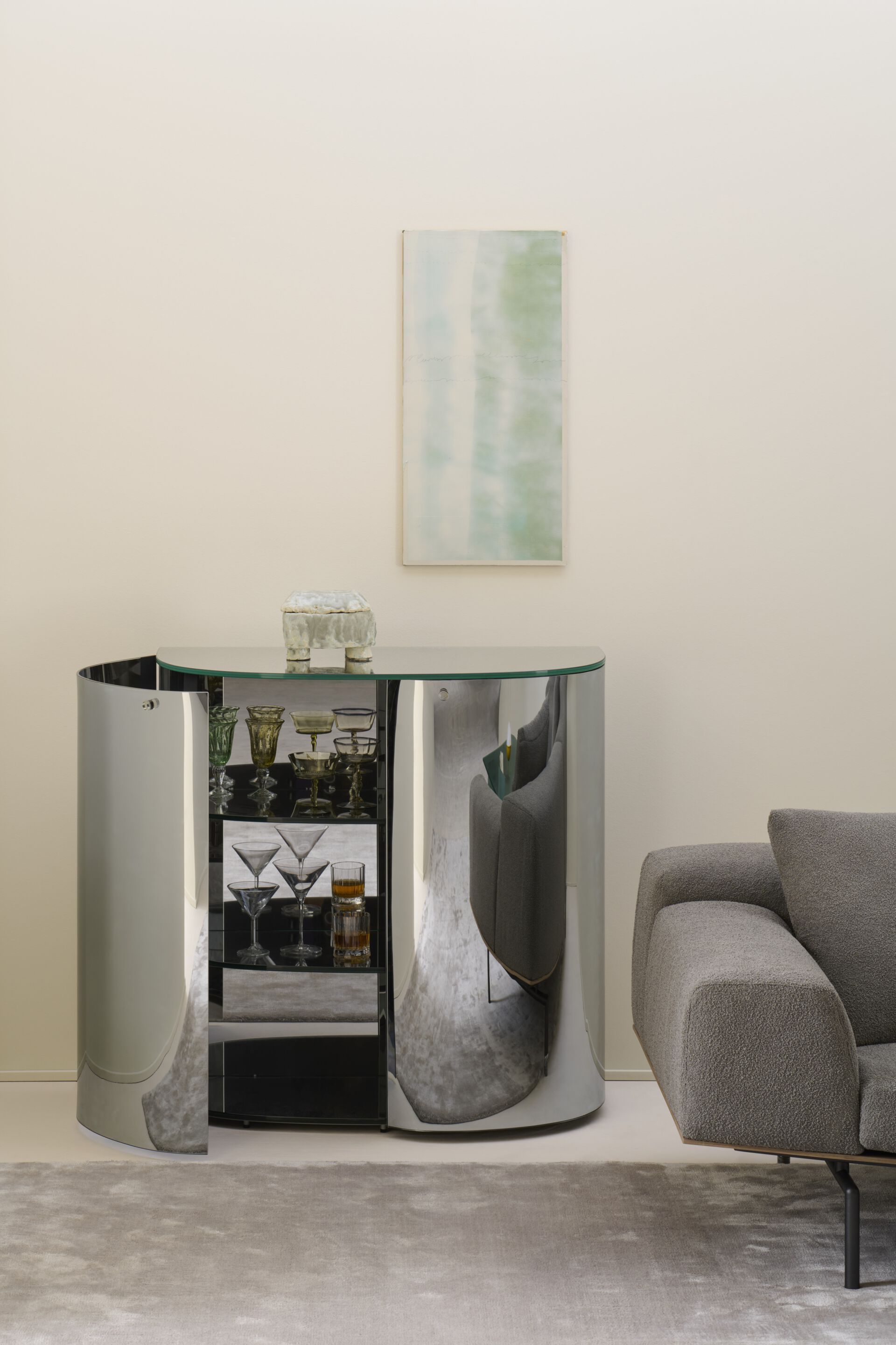 Хрустальный шкаф с распашными дверями Glas Italia Oltralpe ARCH-00062510 - Вид №2