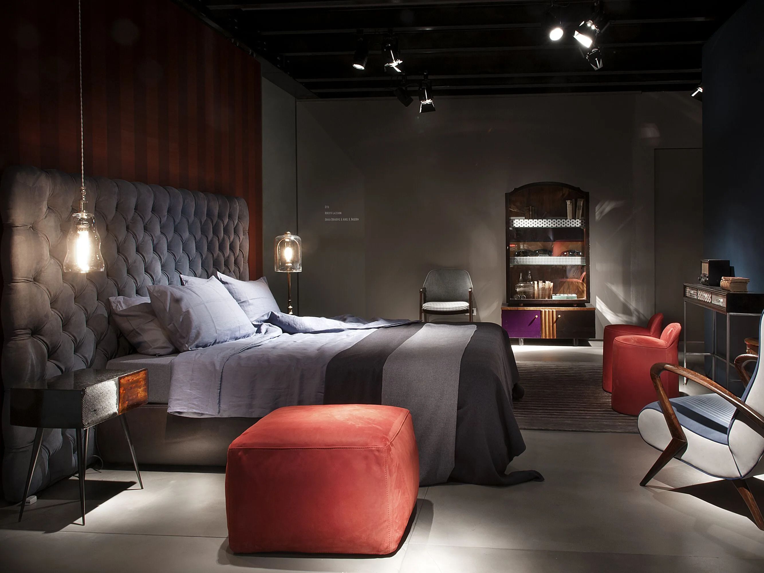 Двуспальная кровать с мягкой спинкой Baxter HEAVEN ARCH-00100755 - Вид №2