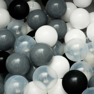 Шары для сухого бассейна "Монохром", 200 штук VAMVIGVAM  281502 Белый;черный;серый