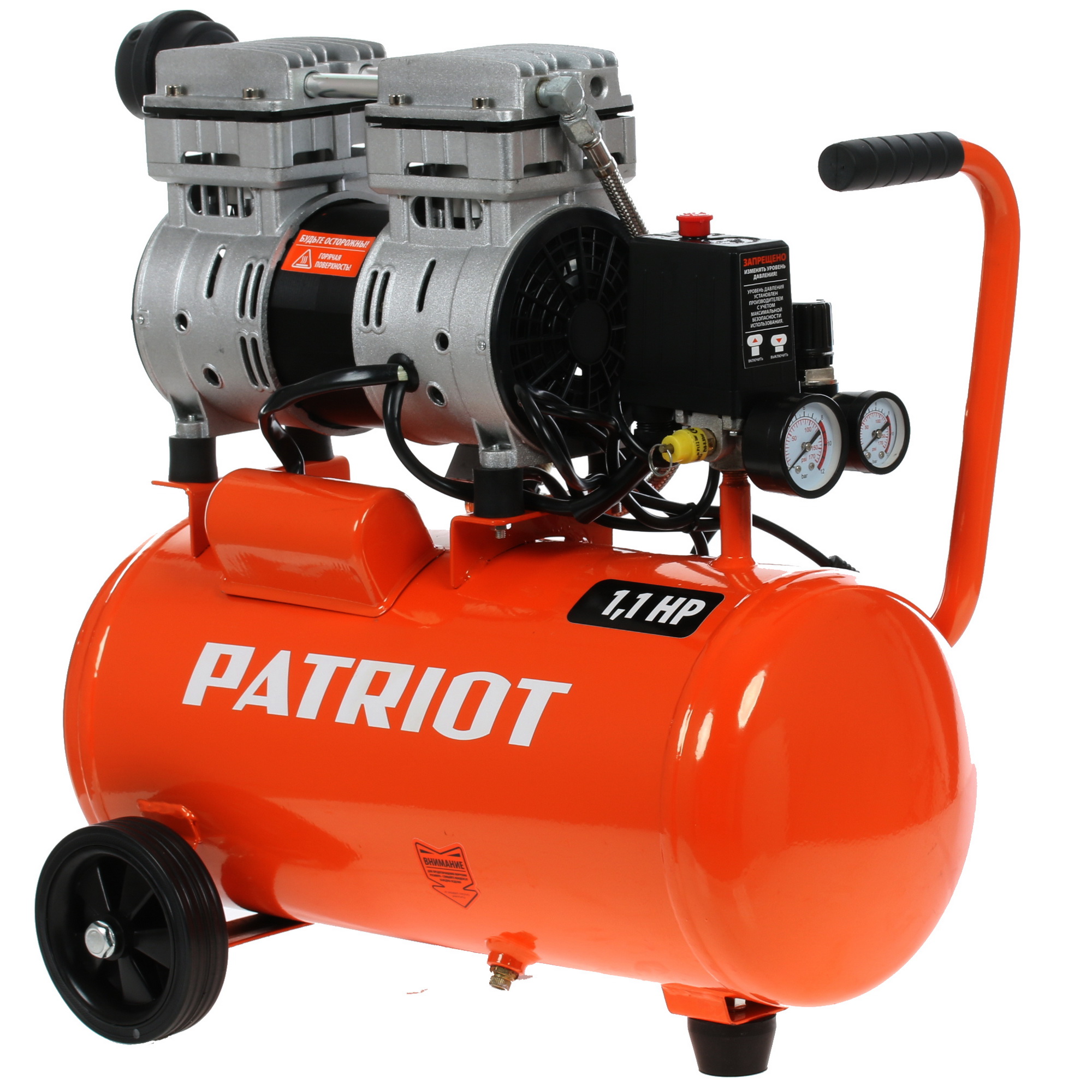 Компрессор поршневой безмасляный Patriot WO 24-160 1229149 STDN-0134216