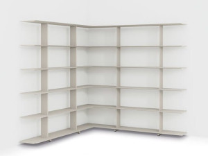 Прессованный алюминиевый офисный книжный шкаф