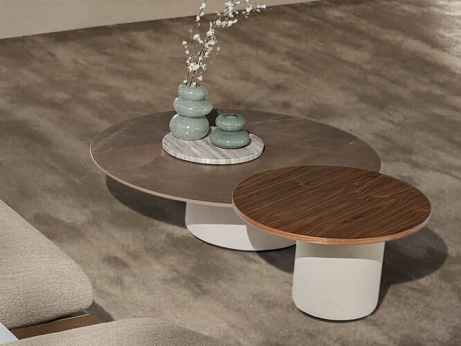 Деревянный круглый журнальный столик Max Divani KRISA ARCH-00039018 - Вид №3