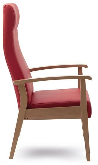 PIAVAL Кожаное кресло с высокой спинкой Aero | health & care 52-63/3 - Вид №2