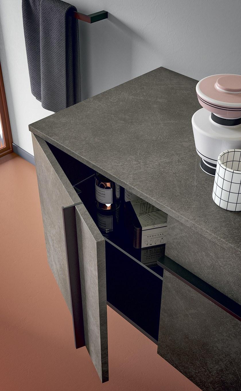 Birex Тумба под умывальник одинарная настенная, лакированная Sidéro sun-id-1378491 - Вид №4