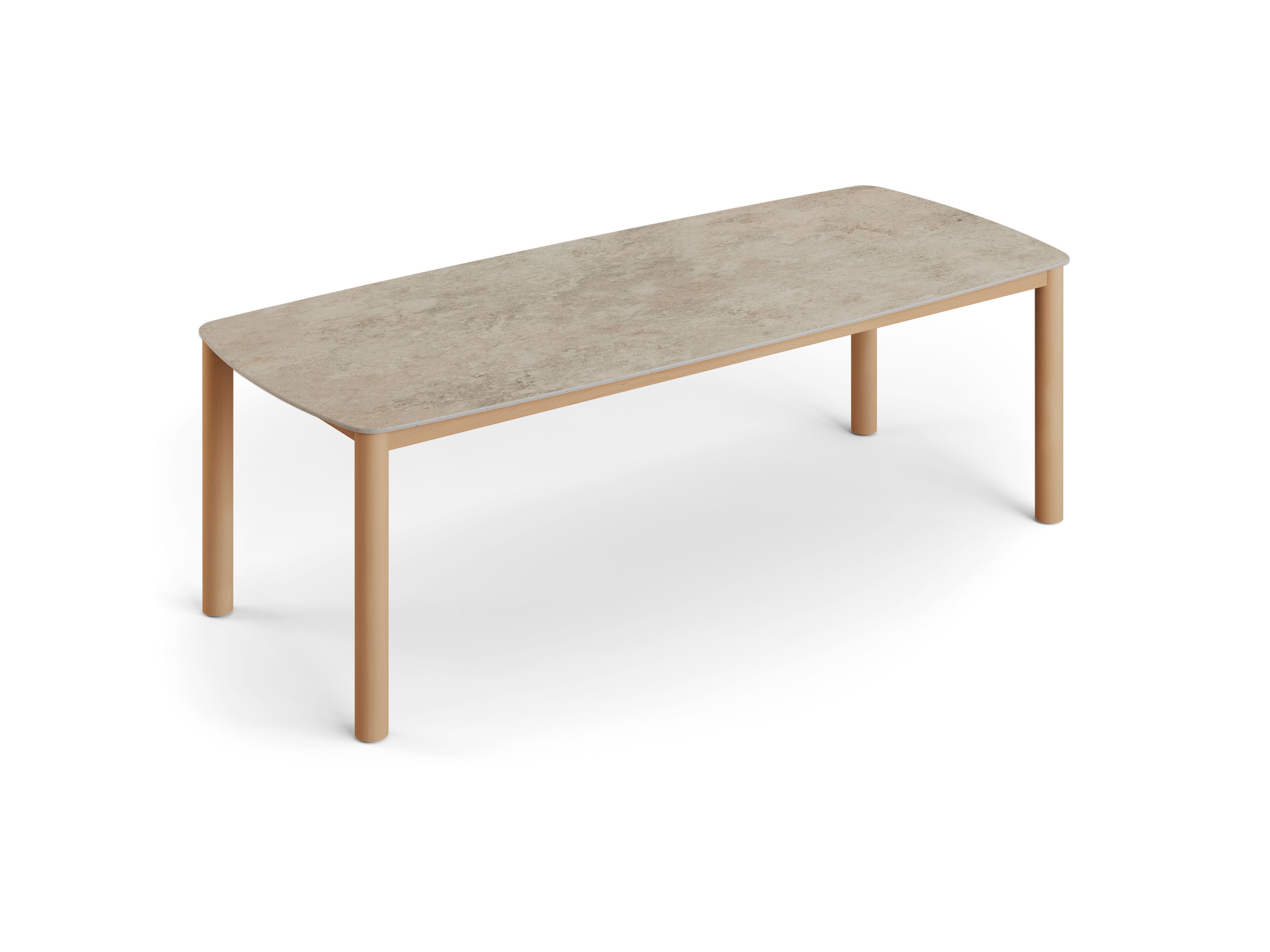 Керамический прямоугольный садовый стол Jati Kebon Benoa ARCH-00035167