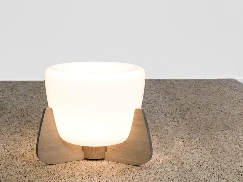 Hind Rabii Настольная светодиодная лампа из дерева и стекла Ice devotion sun-id-1374058 - Вид №2